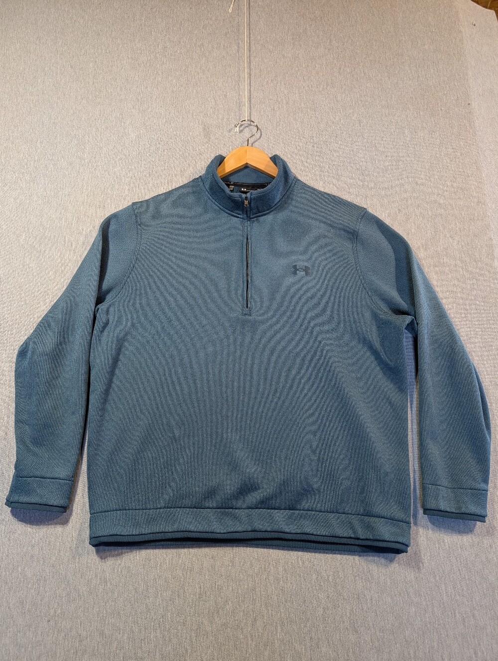 Under Armour Golf Men's Pullover Teal Quarter-Zip